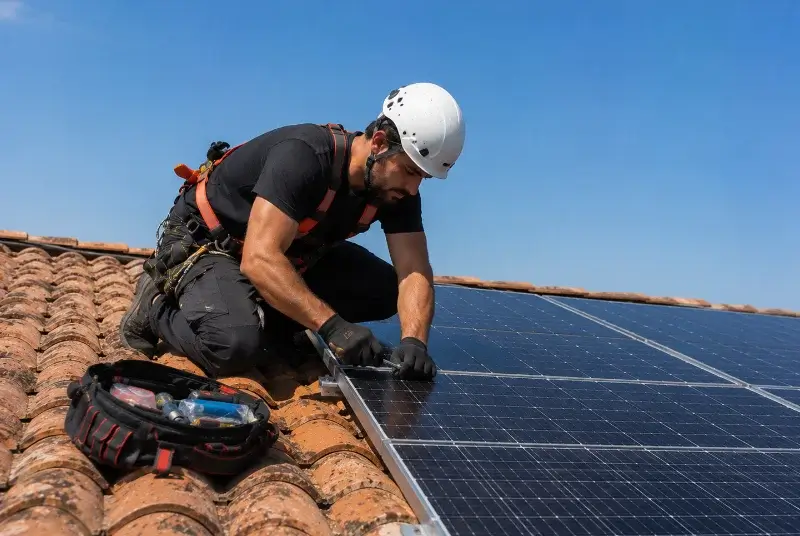 Maintenance et monitoring de panneaux solaires à Villepinte